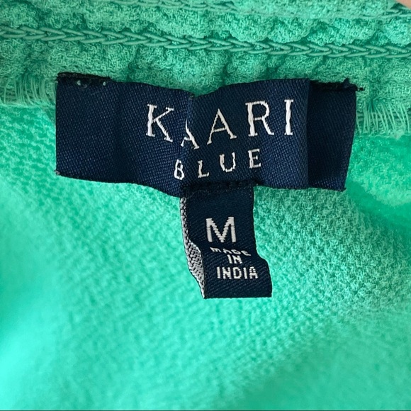 Kaari Blue Women’s off the shoulder Ruffle sleeve blouse top size M - Picture 8 of 8